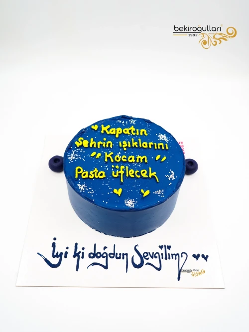 Sarı Lacivert Naked Pasta