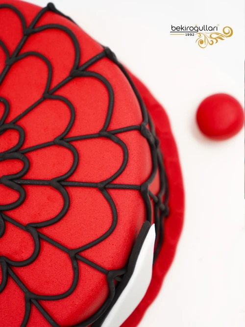 Spiderman Tasarım Pasta