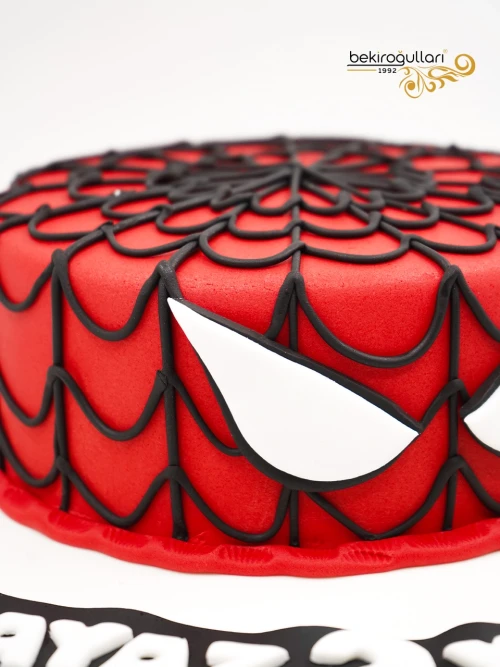Spiderman Tasarım Pasta