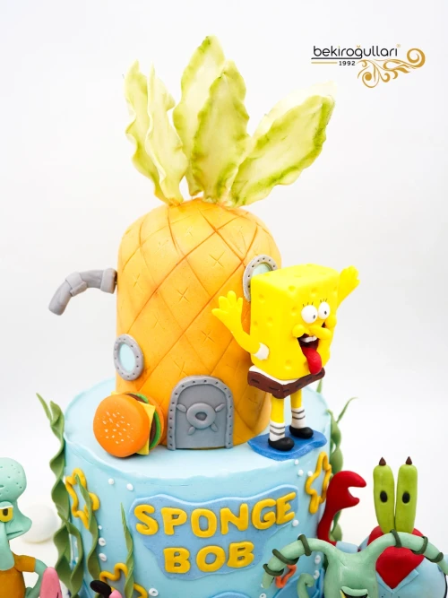 Sünger Bob Konsept Pasta