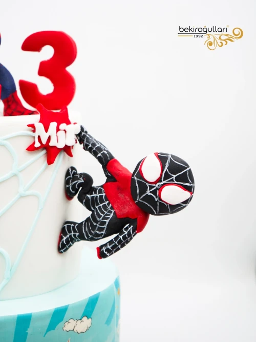 Süper Kahraman Tasarım Pasta