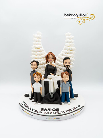 Aile Temalı Konsept Pasta