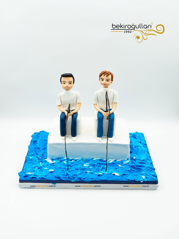 Balık Tutan Konsept Pasta