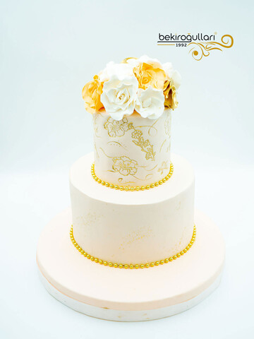 Çiçek ve İşleme Konsept Tasarım Pasta