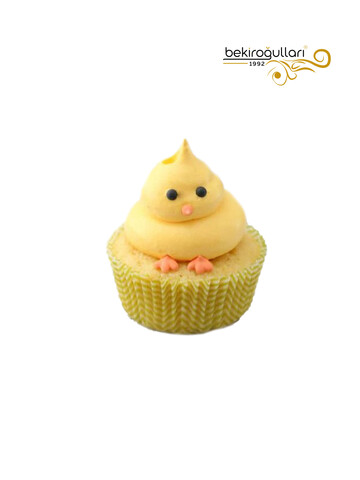 Civciv Görünümlü Cupcake