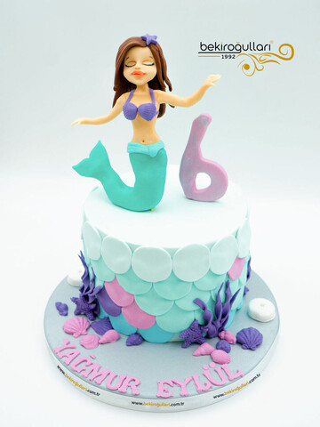Deniz Kızı Konsept Pasta