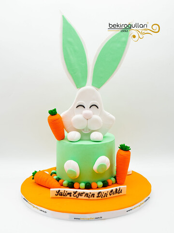Diş Buğdayı Tavşan Konsept Pasta
