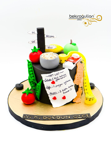 Diyetisyen Temalı Konsept Pasta