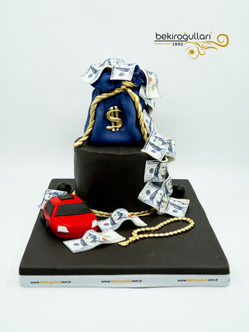 Dolar Kese Detaylı Pasta