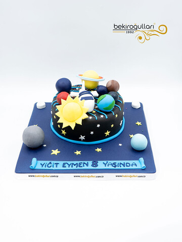 Gezegenler Detaylı Konsept Pasta