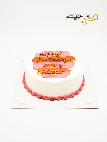 Gold Detaylı Sıvama Pasta