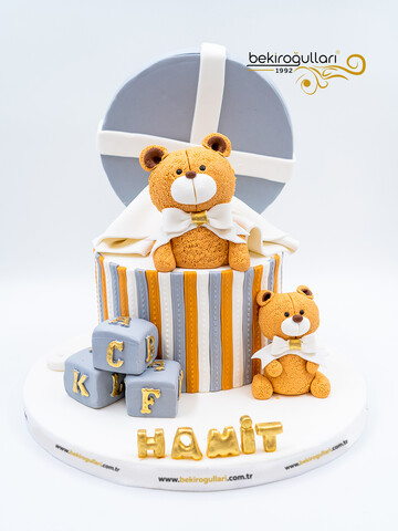 Harf Küpleri Ayıcıklı Konsept Pasta