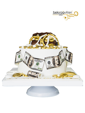 Hazine Model Konsept Doğum Günü Pastası