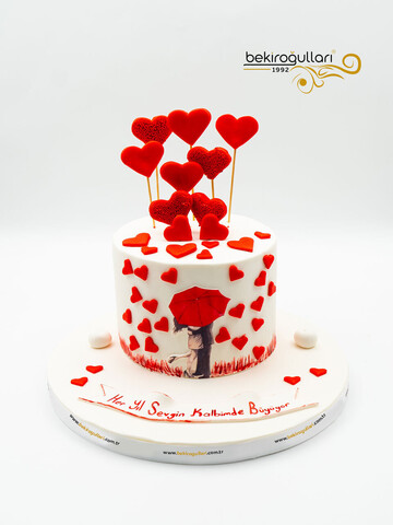 Kalp Tamalı Konsept Pasta