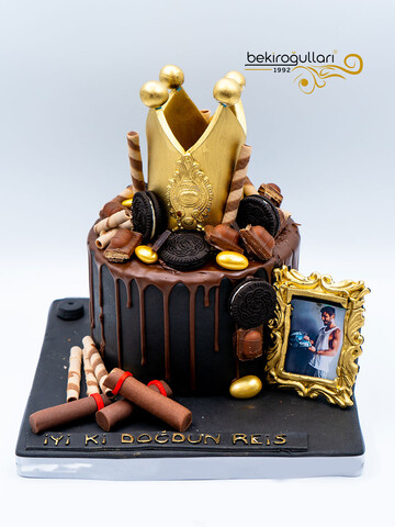 Kral Tacı Oreo Detaylı Konsept Pasta