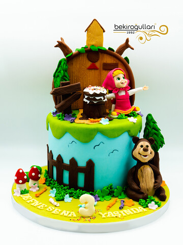 Küçük Kız Ayı Model Konsept Pasta