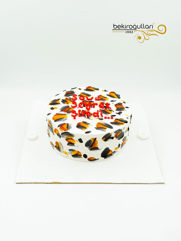 Leopar Naked Sıvama Pasta