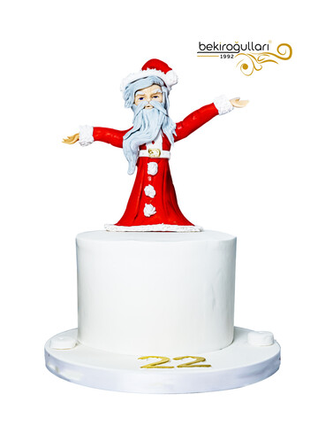 Noel Baba Model Konsept Doğum Günü Pastası
