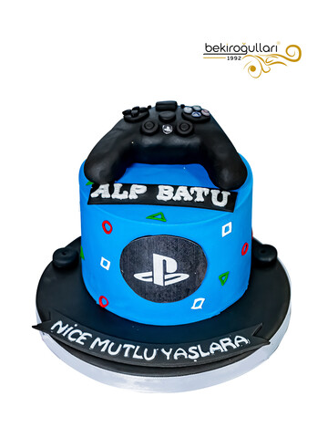 Playstation Model Konsept Doğum Günü Pastası