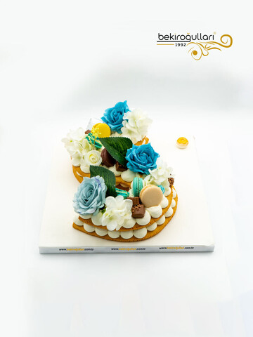 S Harfi Meyveli Konsept Harf Pasta