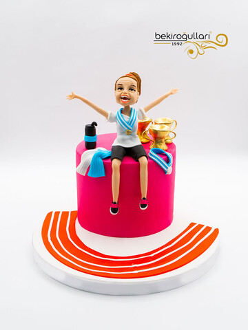 Şampiyon Sporcu Konsept Pasta