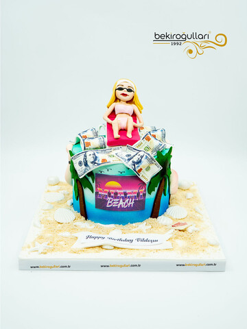 Şezlong Detaylı Butik Pasta