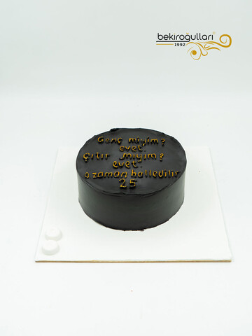 Siyah Naked Sıvama Pasta