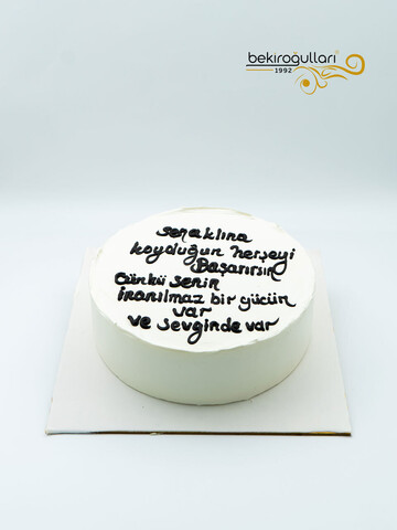 Siyah Yazılı Naked Konsept Pasta