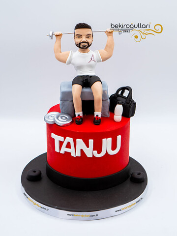Sporcu Erkek Figürlü Konsept Pasta
