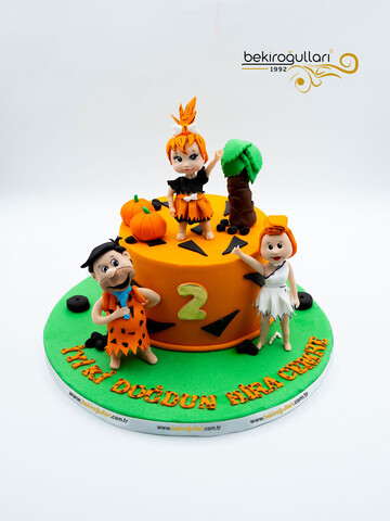 Taş Devri Konsept Pasta