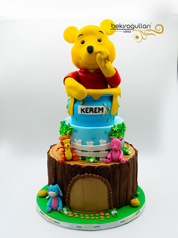 Winnie The Pooh Tasarım Pasta