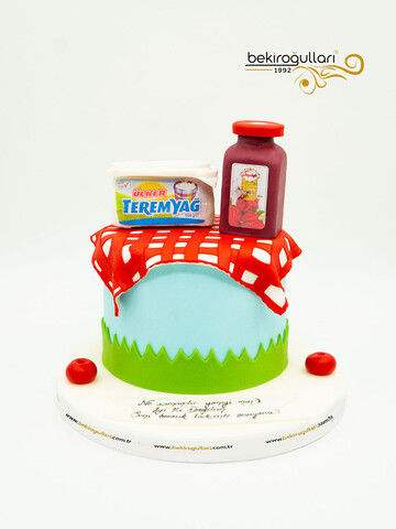 Yiyecek Temalı Konsept Pasta