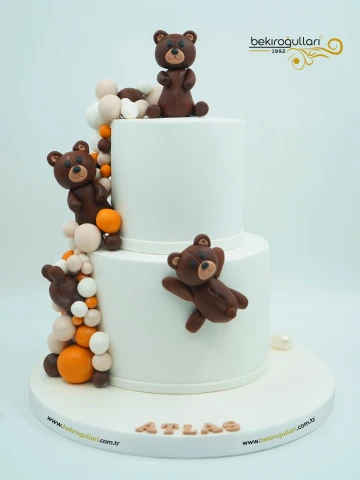 Ayıcık ve Balonlar Pasta