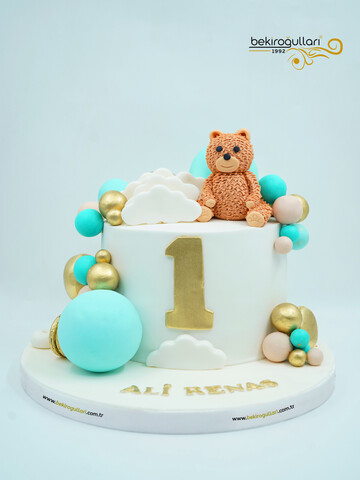 Ayıcık Detaylı Butik Pasta