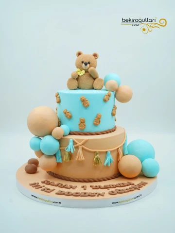 Ayıcık Detaylı Butik Pasta