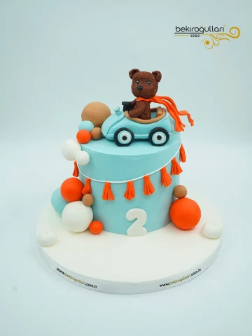 Ayıcık Figürlü Butik Pasta