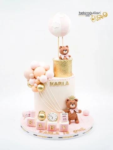 Ayıcık Süslemeli Butik Pastası