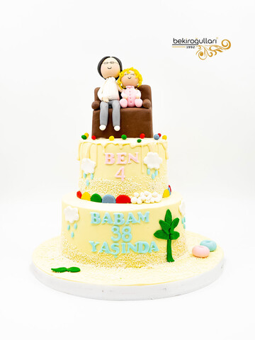 Baba Kız Konsept Pasta