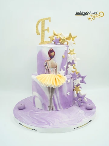 Balerin Detaylı Butik Pasta