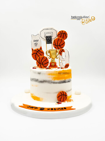Basketbol Temalı Pasta