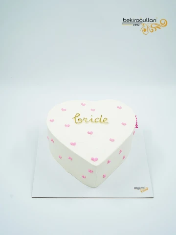 Beyaz Kalp Detay Naked Pasta