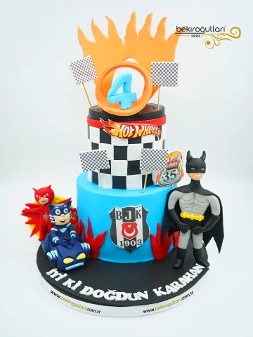 Çizgi Film Tasarım Pasta