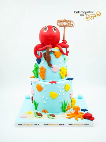 Deniz Canlıları Butik Pasta