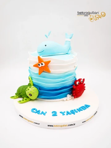 Deniz Canlıları Tasarım Butik Pasta