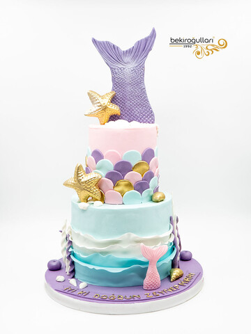 Deniz Kızı Konsept Pasta