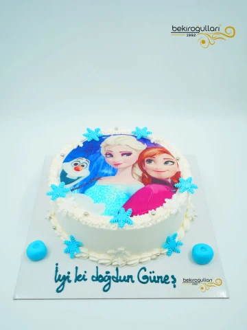 Elsa Konsept Resimli Pasta