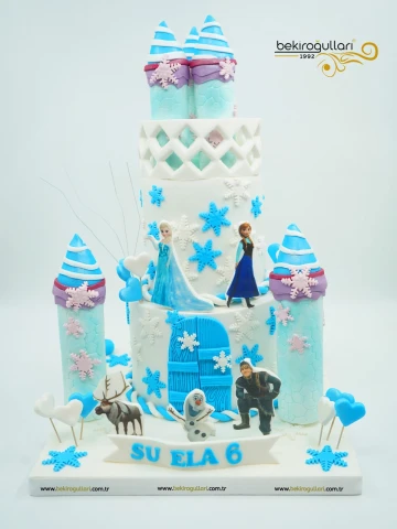 Elsa Konsept Şato Tasarım Pasta