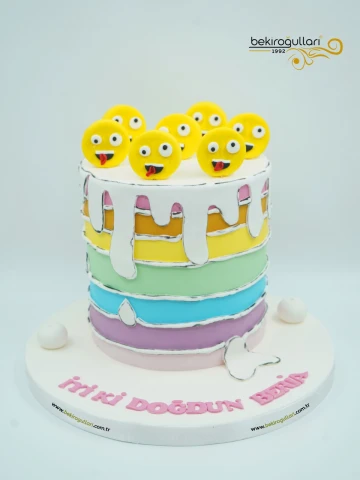Emoji Detaylı Konsept  Pasta