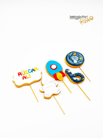 Galaksi Temalı Kurabiye