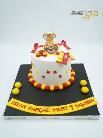 Galatasaray Temalı Tasarım Pasta